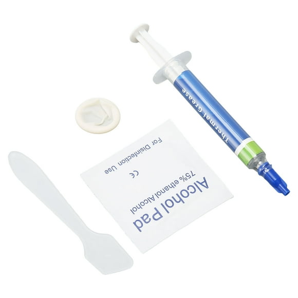 Thermal Paste CPU,5Pcs Thermal Paste Heat Sink Compound Thermal Paste Thermal Grease 4.55W / m.k Metal Free Strong Adhesion Thermal Conductive Grease for CPU GPU Chipset Printe