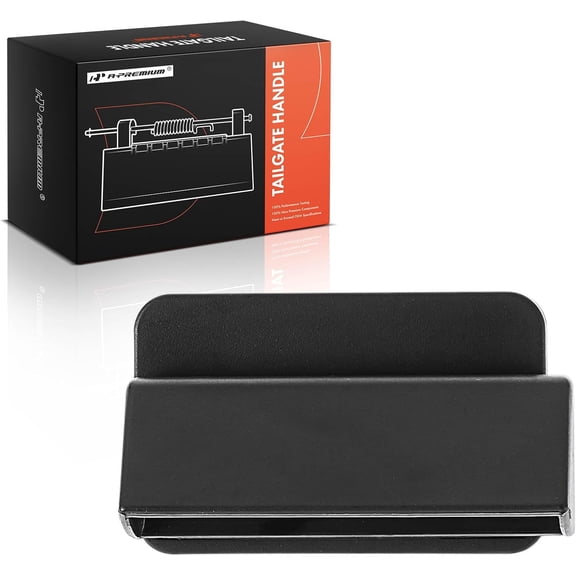 A-Premium Tailgate Handle Liftgate Latch Handle Compatible with Nissan Pathfinder 2008 2009 2010 2011 2012, Black, Replace# 90606-EA510