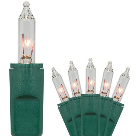 Christmas Tree Lights PureLock Clear Christmas Lights, Mini Christmas Lights, White Christmas Tree Lights by Kringle Traditions ()