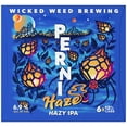 thumbnail image 6 of Wicked Weed Brewing Perni-Haze Hazy IPA Craft Beer, 6 pack, 12 fl oz Aluminum Cans, 6.9% ABV, 6 of 6