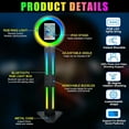 thumbnail image 6 of Portable Photo Booth Shell Stand for iPad 10.2" 10.9" 11" 12.9" APP Control RGB Ring Light Music Sync Light Box Metal Selfie Detachable Photobooth Machine for Events Rental Business (Black), 6 of 11