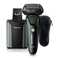 thumbnail image 1 of Panasonic Afeitadora Eléctrica para Hombre, Afeitadora Eléctrica, ARC5 con Estación de Carga y Limpieza Automática Premium, Recortadora Emergente ES-LV97-K, Negra, 1 of 4