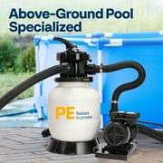 SPECSTAR 10 Sand Filter Pump 2087 GPH for Above Ground Pools up to 4,600 Gallons, 7-Way Valve with 22 lb Sand Capacity, Heavy-Duty Rust-Resistant Housing