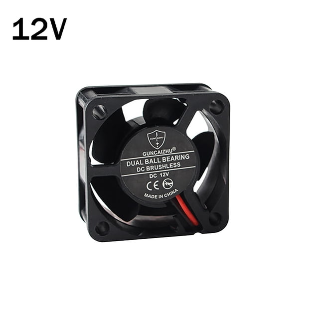 Seitruly Ventilador de refrigeración de CC Extrusora de impresora 3D Ventilador de disipación de calor de viento fuerte de 5 paletas de bajo ruido, 12V Type3 NO3
