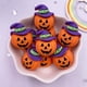 thumbnail image 1 of Figuras de resina para decoración de Halloween, 10 piezas, Kawaii, colorido, calabaza, demonio, escoba, elfo, Morado, sombrero plano, dibujos animados, álbumes de recortes, bricolaje, M428, 1 of 4