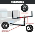 Mockins Pick Up Truck Hitch Mount Bed Extender 2 in 1 Adjustable