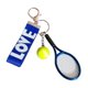 thumbnail image 1 of Llavero con forma de raqueta de tenis, regalo para Año Nuevo, San Valentín, bolso, mujeres y hombres. Azul, 1 of 9