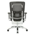 thumbnail image 5 of Vertical Black Mesh Back and Dillon Black Fabric Seat with Polished Aluminum, 5 of 5