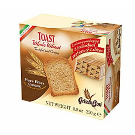 Toast Rusks - Whole Wheat (GrissinBon) 250g (Best Whole Wheat Bread)