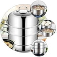 thumbnail image 3 of 1 Pc Stainless Steel Cookware Pot Folding Kitchen Pot Steaming Pot (Silver), 3 of 5