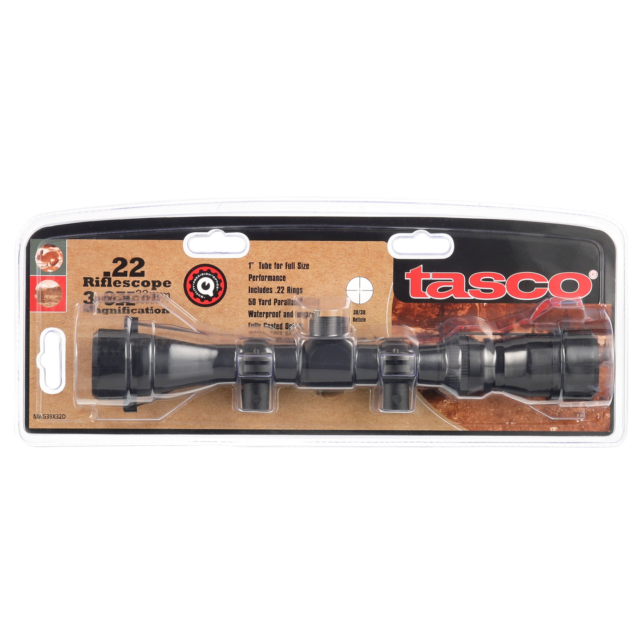 Tasco Mag 22 3-9X32 Riflescope, Black