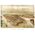 thumbnail image 3 of Currier 14x11 Black Modern Framed Museum Art Print Titled - New York New York - Currier 1874, 3 of 5