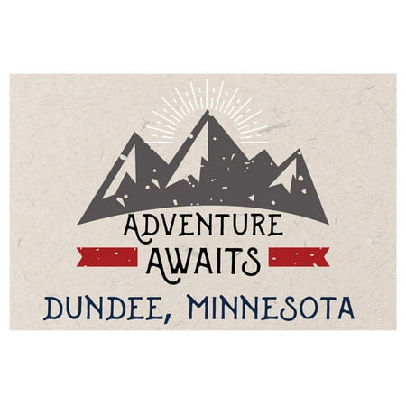 

Dundee Minnesota Souvenir 2x3 Inch Fridge Magnet Adventure Awaits Design