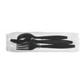 thumbnail image 6 of Karat Heavy-Weight Plastic Cutlery Kits, 1250 Pieces (Knife, Fork, Spoon, Napkin, Salt & Pepper), Black, PS, 250 Sets, 6 of 10