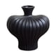 thumbnail image 4 of Florero de arte moderno, arreglo floral, regalo de inauguración de la casa, obra de arte, florero de cerámica, decoración del hogar para estantería, Negro, 4 of 8