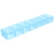 thumbnail image 5 of Pastillero portátil con compartimentos de plástico, organizador de pastillas, mini pastillero (azul), 5 of 5