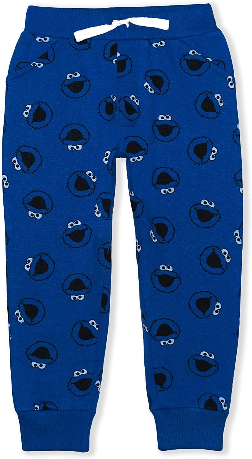 Sesame Street Boys 2-Piece Drawstring Athletic Jogger Pants Set