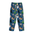 thumbnail image 5 of Balery Different Cats Christmas print Women's Pajama Pants,Ultra Lightweight Pjs,Lounge Pant-Small, 5 of 9