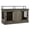 Brown, variant on MCombo 57'' Double Dog Crate Furniture with Secure Dual Lock, TV Stand, Light Grey