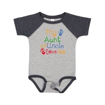 

Inktastic My Aunt and Uncle Love Me Gift Baby Boy or Baby Girl Bodysuit