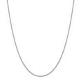 thumbnail image 4 of Sterling Silver Rhodium-plated 1.10mm Box Chain Necklace Size 30, 4 of 5