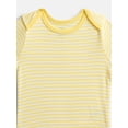 thumbnail image 3 of Wonder Nation Organic Cotton Baby Boys or Girls Short Sleeve Cotton Bodysuit, 4-Pack, Sizes 0/3 Months-6/9 Months, 3 of 5