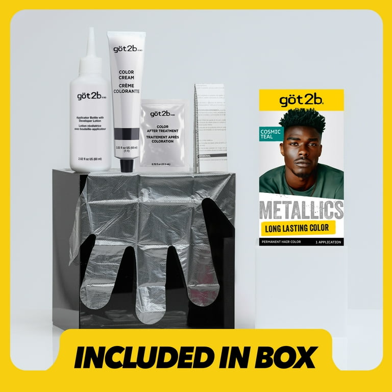 Schwarzkopf göt2b Metallics Permanent Hair Color Kit, M75 Cosmic