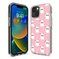 thumbnail image 3 of Mundaze - Case for Apple iPhone 12 Pro / 12 Slim Shockproof Hard Shell Soft TPU Heavy Duty Protective Phone Cover - Cute Pink Ghosts, 3 of 5