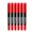 Red, variant on PCB Labeling Antistatic Marker Set Double Ended 6 Pack, Fine Tip Writing Tool for Cleanroom Work and Lab Tasks