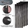 thumbnail image 4 of Lubelski 4Pcs Rain Curtain Lightweight Reusable Shiny Fringe Backdrop Curtains for Parties Birthdays Celebrations, 4 of 8