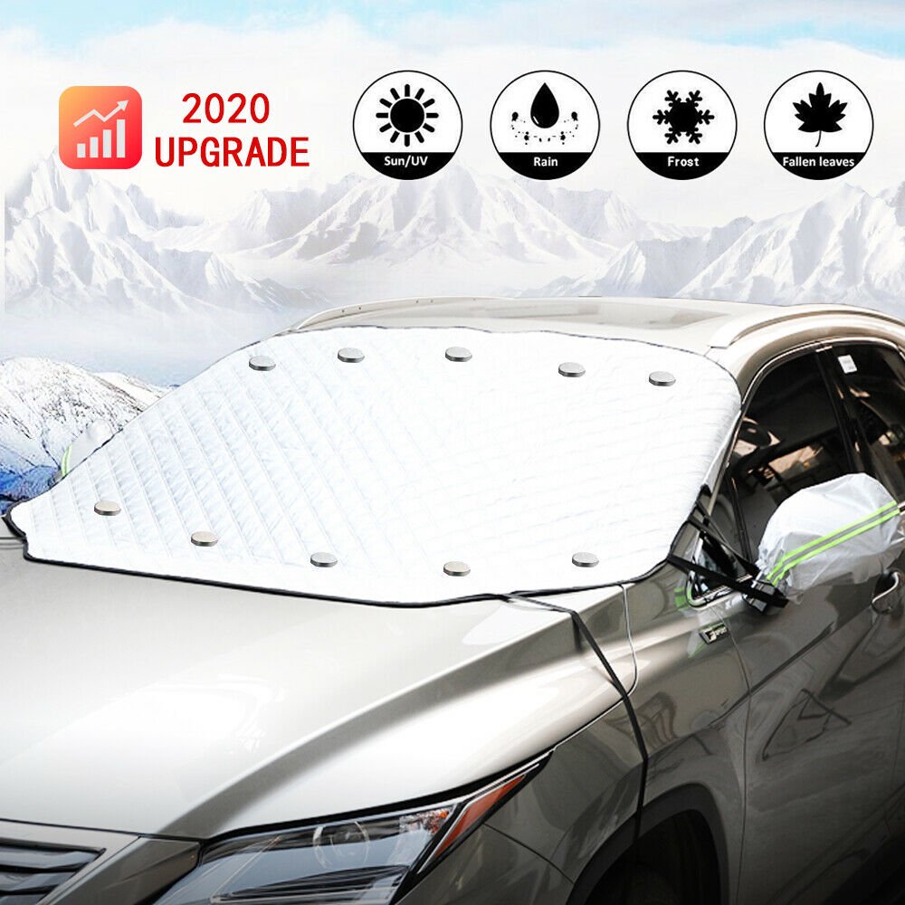 Car Windshield Snow Ice Sun Cover Thicker Ice Snow Protection Cover