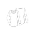 thumbnail image 3 of HeartSoul Women's UnderScrubs Knit Tee 20800, 3 of 4