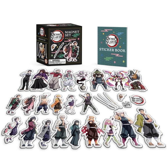 Rp Minis Demon Slayer: Kimetsu No Yaiba: Magnet Set: With 30 Magnets, (Paperback)