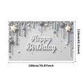 thumbnail image 5 of Glitter Design Birthday Party Banner Stars Hanging Decoration Celebration for Birthday Party Indoor Decoration Holiday Event, 5 of 9