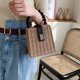 thumbnail image 3 of LHSHID Summer Rattan Small Square Bag Casual Style Beach Bag Handbag Woven Handmade Top-handle Bag Shopping Portable Purse Totes, 3 of 6