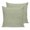 Green, Mint, White, variant on Pillow Covers 24x24 Set of 2, Black Throw Pillow Covers Decorative Couch Cushion Cover, Abstract White Polka Dot Geometric Modern Art Microfiber Soft Square Pillowcases for Bedroom Living Room Sofa