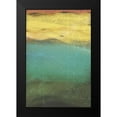 thumbnail image 2 of Grayscale 13x18 Black Modern Framed Museum Art Print Titled - Petrified Map I, 2 of 5