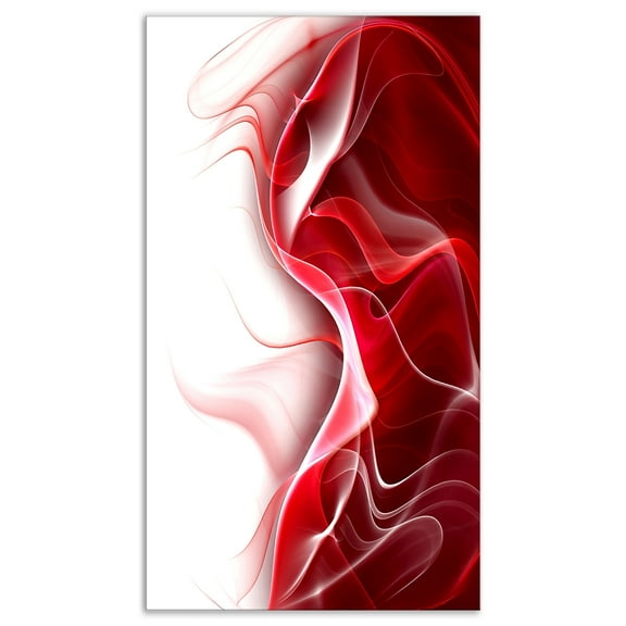 Designart '3D Fractal Abstract Design ' Abstract Canvas art print