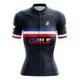 thumbnail image 2 of Kit de Cyclisme pour Femmes Drapeau Noir Chili - 4TG, 2 of 5