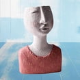 thumbnail image 2 of de , Escultura de abstracto de Arreglo secas Jarrón s Jardinera Jardín Habitación Escritor - Mujer Colco florero de maceta de arte, 2 of 6