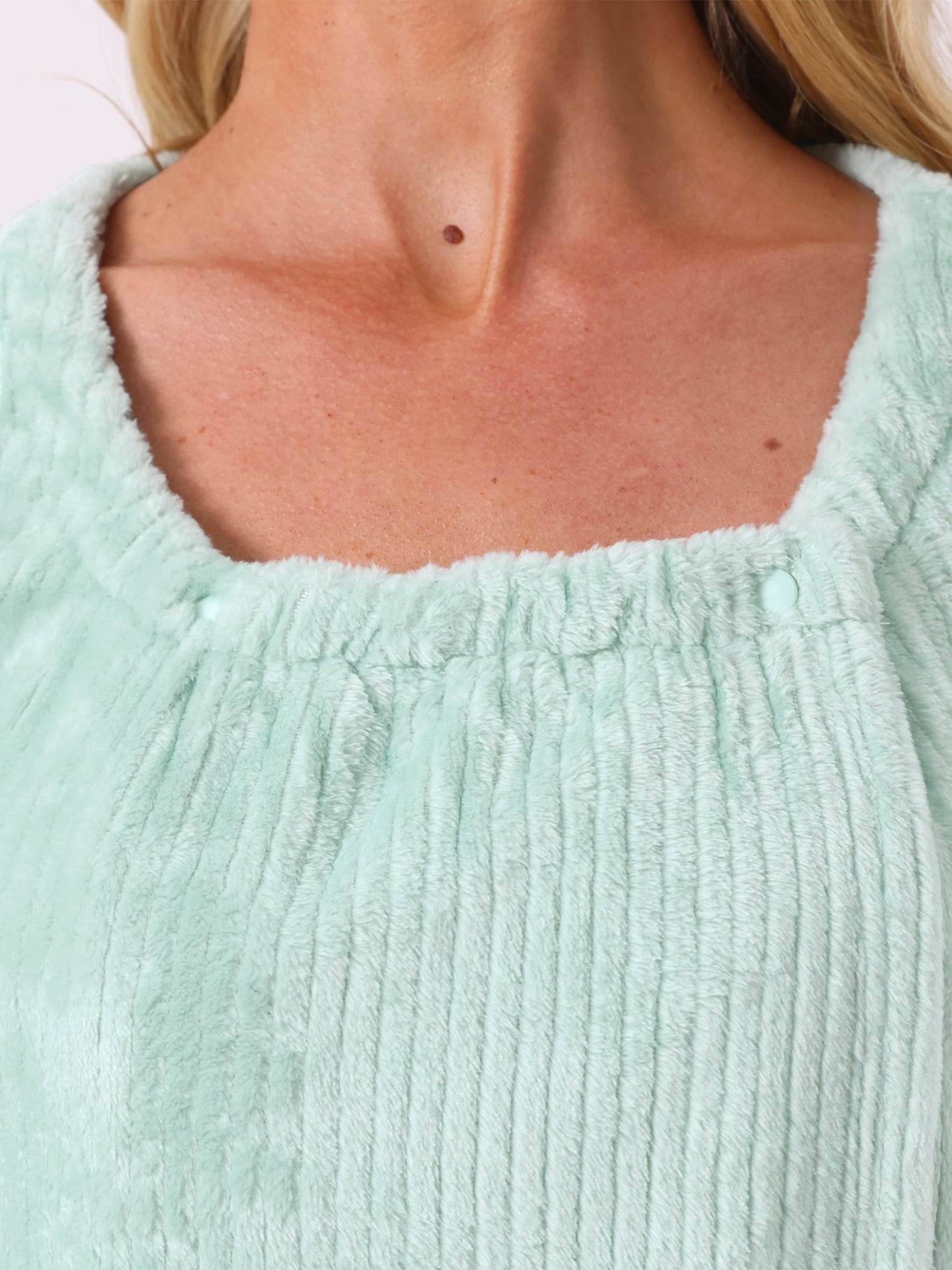 DARING DIVA Women's Shower Wrap Wearable Towels Bathrobe Cover Up Spa Robe XS Green