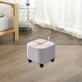thumbnail image 3 of Small Stool Low Stool Sofa Bench Furniture Household Ottoman Doorway Shoe Changing Stool Footstool for Entryway Patio Home Balcony Bathroom White, 3 of 9