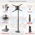 thumbnail image 3 of Barkan 13 - 83 inch Swivel & Tilt Flat / Curved TV Mount Fixed Floor Stand Black Patented to Fit Various Screen Types 5 Year Warranty, 3 of 10