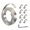 styleA, variant on 304 Stainless Steel Hoses Clamps Assortments Rack Large Adjustable Hoses Clamps Pipe Clamps Metal Clamps Attachment