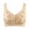 Beige, variant on Patlollav Women Comfortable Lace Breathable Bra Underwear No Rims