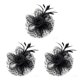 thumbnail image 2 of Jumpingount Tocado de boda con flores para el pelo, estilo Retro, adorno para el pelo de fiesta Simple, colgante de cabeza nupcial multiusos, negro Type1 NO1, 2 of 6