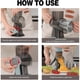 thumbnail image 5 of 3-in-1 Rotary Cheese Grater, Manual Vegetable Slicer and Nut Grinder, Stainless Steel Kitchen Shredder, 5 of 5