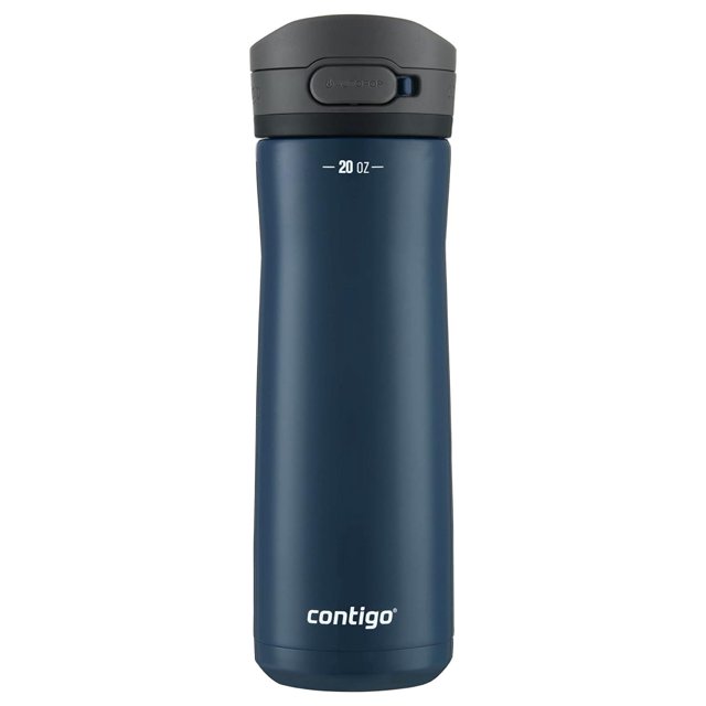 Botella De Agua Contigo 20 Oz, Acero Inox , Autopop, Azul