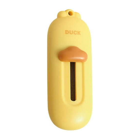 Magnetic Retractable Box Cutter, Auto-Lock Envelope Slitter with Built-in Magnet, Cute Duck Tiny Letter Opener for Key Chain Pocket Bag Package Envelope Mail Letter Box
