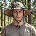 thumbnail image 6 of ibiyuan Solar Fan Hat Wide Brim Hat Wide Brim Sun Hat with Fans Solar Powered Fan Hat Fishing Hat Baseball Cap 2-In Hands-Free Hat Fan Womens Sun Hat for Outdoor Fishing, Camping, Hiking, 6 of 7